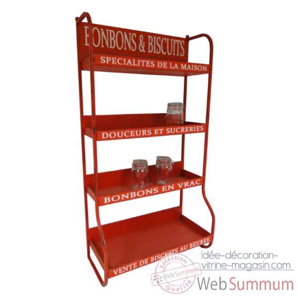 Etagere de confiseur rouge Antic Line -SEB13819