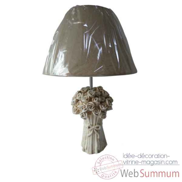 Lampe avec chapeaux \"bouquet de fleurs\" Antic Line -SEB13853