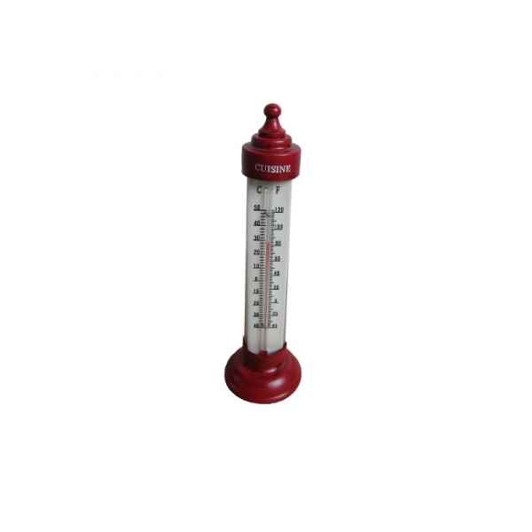 Thermometre rouge \"cuisine\" Antic Line -SEB13668