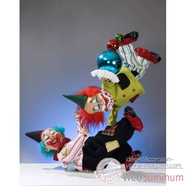 Automate - clowns equilibristes Automate Decoration Noel 650