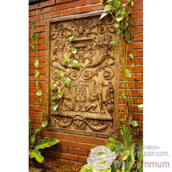 Decoration murale Wall Decor -Griffin Motif, rouille -bs2602rst