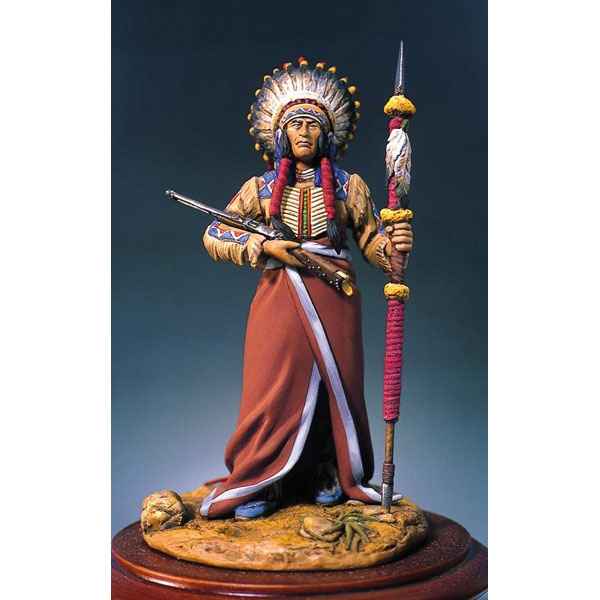 Figurine - Kit a peindre Chef sioux - S4-F19