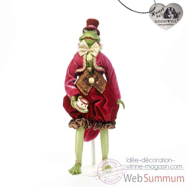 Tea time grenouille statuette 45cm -C 12122