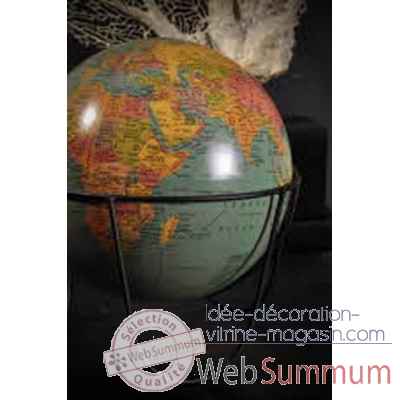 Globe terrestre 60\'s gm Objet de Curiosite -DA143