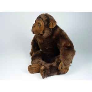 Peluche assise chimpanze 40 cm Piutre -2570