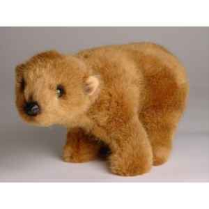 Peluche debout miniature ours grizzly 24 cm Piutre -4291