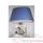 Petite Lampe Chaloupe Can 23 Bleu Abat-jour Ovale Bleu Fonc-85-1