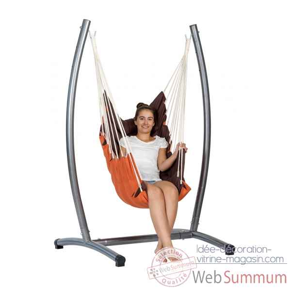 Kit support omega et fauteuil suspendu bresilien terracotta amazonas -az-4011700