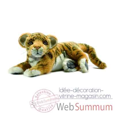 Peluche Tigre brun bebe couche 26cm Anima 4990