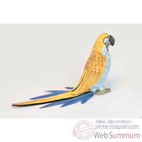 Perruche jaune/bleu 16cmh Anima -3325