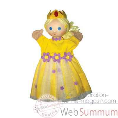 Marionnette a main Anima Scena - La princesse Jaune - environ 30 cm - 22187c
