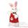 Marionnette  main Anima Scna - Le lapin blanc - environ 30 cm - 22439a