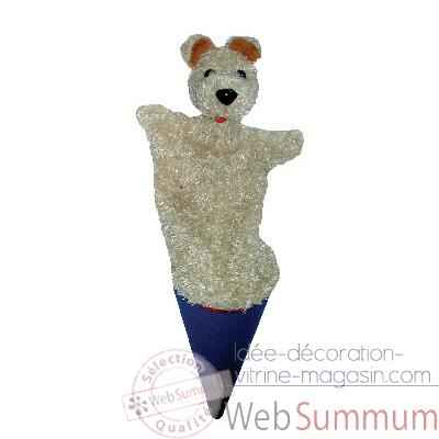Marionnette marotte Anima Scéna - Le chien - environ 53 cm - 11407a