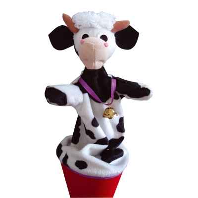 Marionnette marotte Anima Scena - La vache - environ 53 cm - 11482a