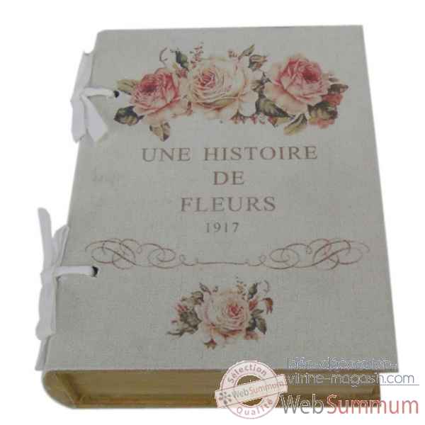 Boite a tissus \"histoire de fleurs\" Antic Line -SEB13762