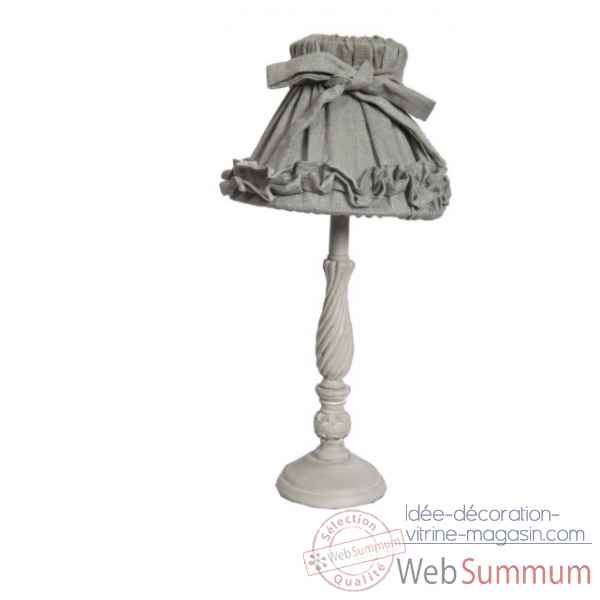 Lampe avec chapeau h 42 cm Antic Line -SEB12697