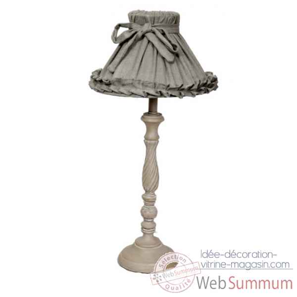Lampe avec chapeau h 54 cm Antic Line -SEB12698