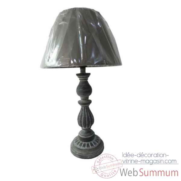 Lampe avec chapeau gris Antic Line -SEB13855