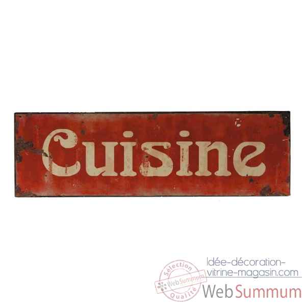Plaque publicitaire \\\"cuisine\\\" Antic Line -DEC4932