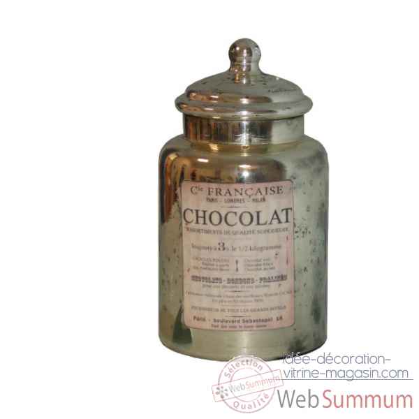 Pot avec couvercle \"chocolat\" Antic Line -SEB13338