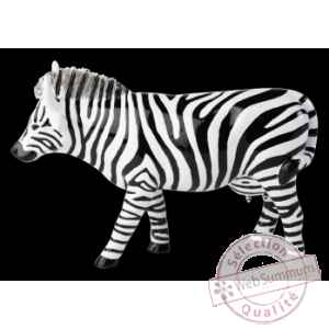 Figurine Vache zebra 15cm Art in the City 80831