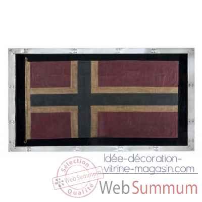 Cadre dakota drapeau norvege cadre en aluminium arteinmotion -qua-dak0086
