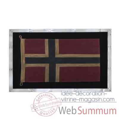 Cadre dakota drapeau norvege cadre en aluminium arteinmotion -qua-dak0089