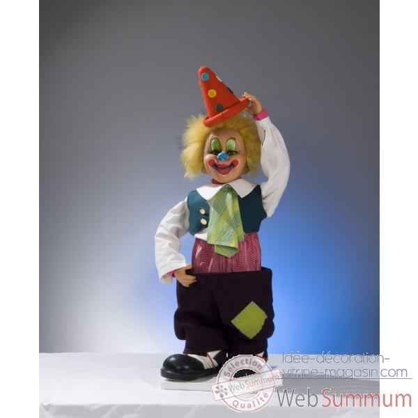 Automate - clown baissant et montant son pantalon Automate Decoration Noel 651