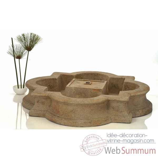 Fontaine-Modèle Madrid Fountain Basin, surface granite-bs3160gry