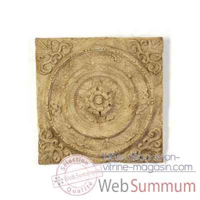 Decoration murale-Modele Rondelle Wall Plaque, surface gres-bs3166sa