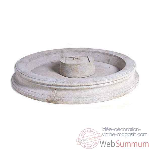 Fontaine-Modèle Palermo Fountain Basin, surface granite-bs3311gry