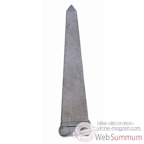Fontaine-Modèle Obelisk Fountainhead, surface granite-bs3315gry