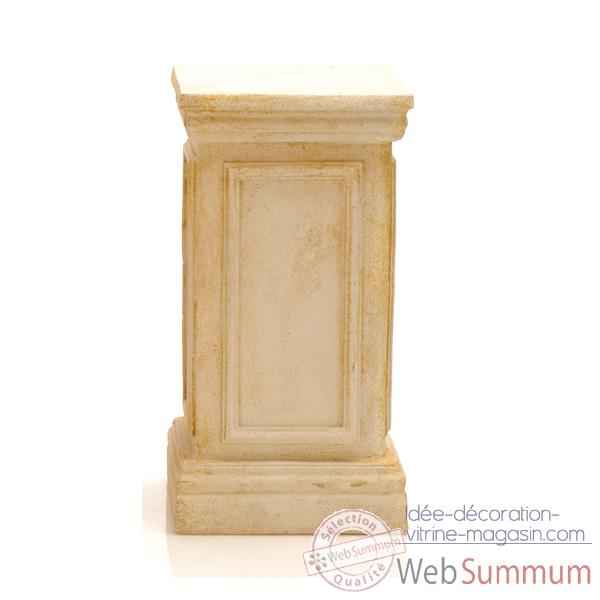 Colonne et Piedestal York Podest, marbre vieilli combinés or -bs1001wwg