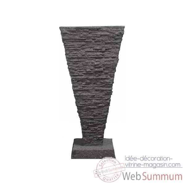 Fontaine Saqqara Fountainhead, pierre noire -bs3339lava