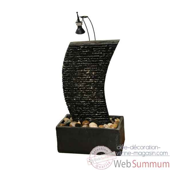 Fontaines en pierre naturelle fontaine d\'interieur (lumiere 3954 incluse) Cactose -76680 L