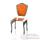 Chaise baroque orange Acrila - 0005