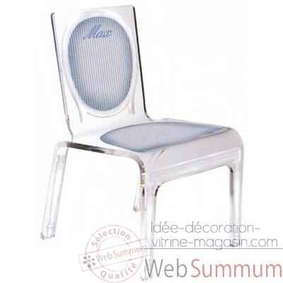 Chaise personnalisable Baby Lines Rose Aitali