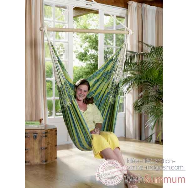 Chaise hamac Carolina La Siesta modle vert -CAC16-4