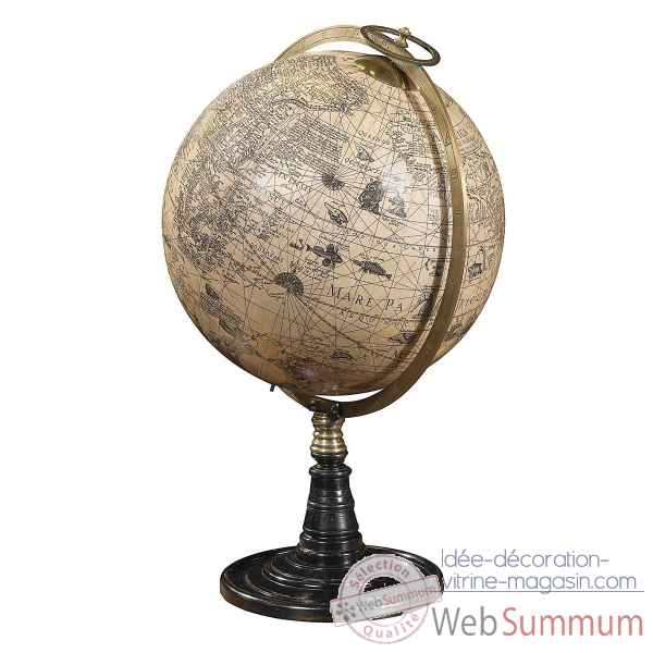 Globe vieux monde decoration marine amf gl046