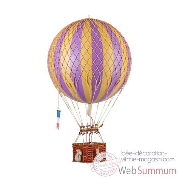 Royal aero, replique Montgolfiere Ballon 32cm lavande Decoration Marine AMF -AP163L