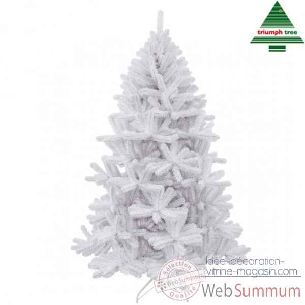 Arbre d.noel icelandic pine iridesc. h215d132 blanc tips 842 -792112