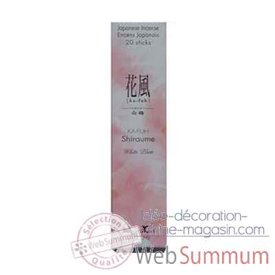 3 Encens Shiraume Ka Fuh parfum prunier blanc - 98786