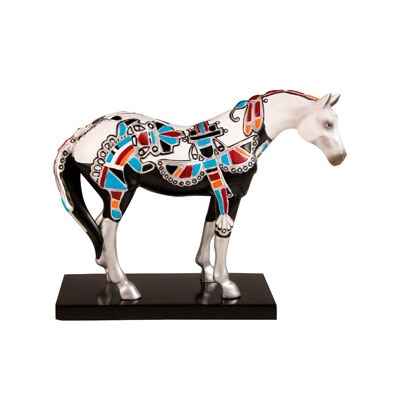 Figurine Cheval Painted Ponies Zuni Silver -PO12303