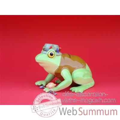 Figurine Grenouille - Fanciful Frogs - Hoppy Fishing - 11937