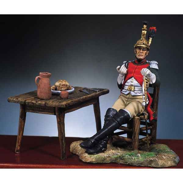 Figurine - Kit  peindre Officier franais  4e dragons en 1812 - S7-F10