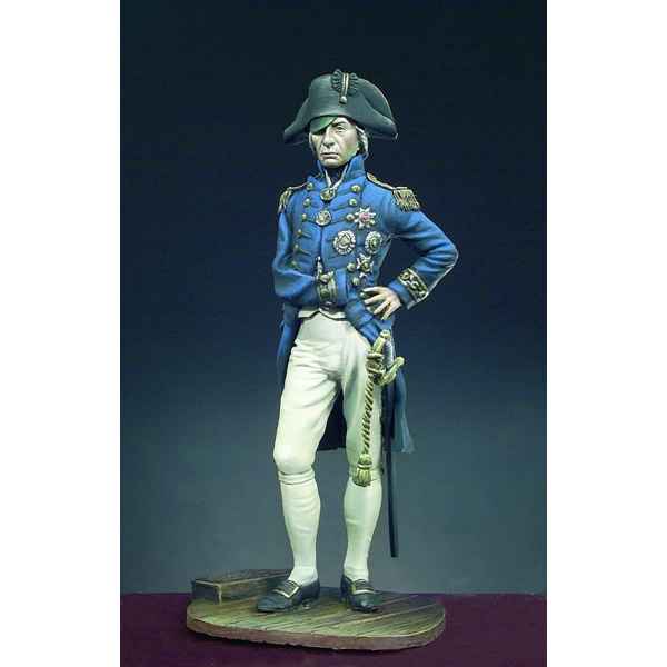 Figurine - Kit a peindre Amiral Horatio Nelson, Trafalgar en 1805 - S7-F28