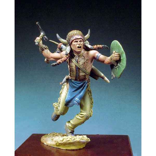 Figurine - Guerrier sioux  1860 - S4-F34