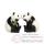 Figurine pandas Sel et Poivre -MW93455