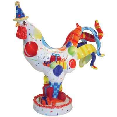 Video Figurine Coq Cock a doodle birth Poultry in motion -PM16711