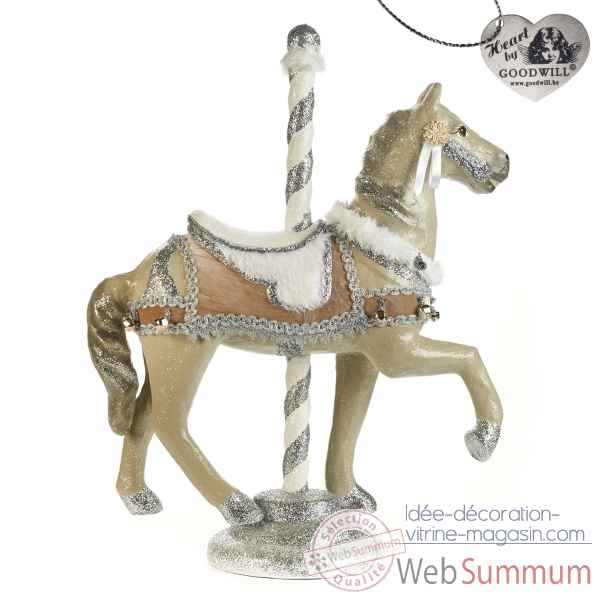 Caroussel cheval 76cm -B 30305